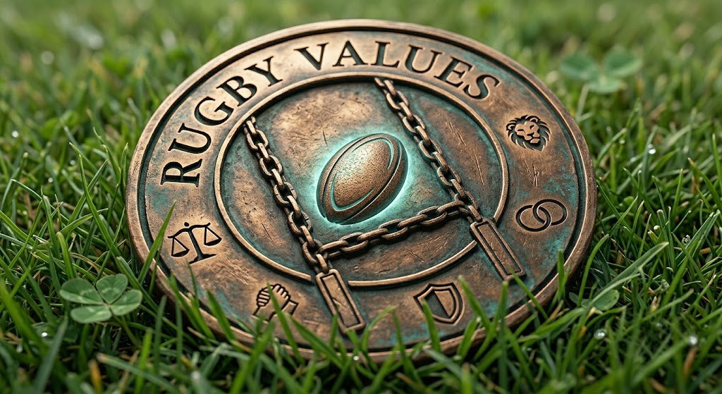 Touchline Insights Rugby Values Coin
