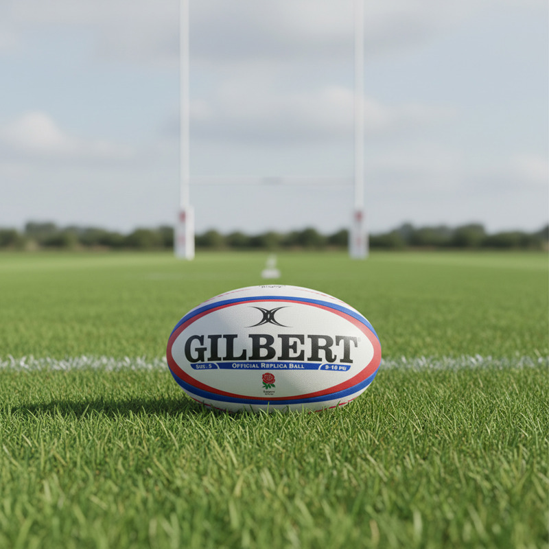 Rugby Ball Between Posts